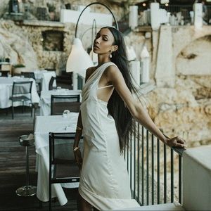 LEXI Cream Samira Dress